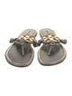 Tory Burch Leather Printed Slides