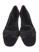 Tory Burch Suede Bow Accents Loafers