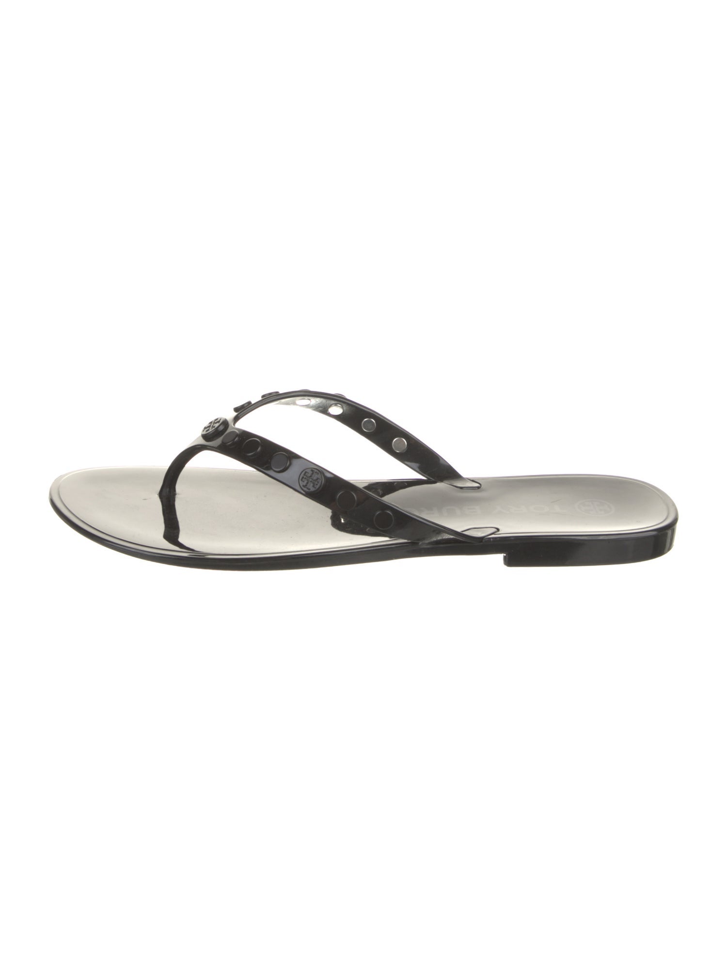 Tory Burch Rubber Studded Accents Flip Flops