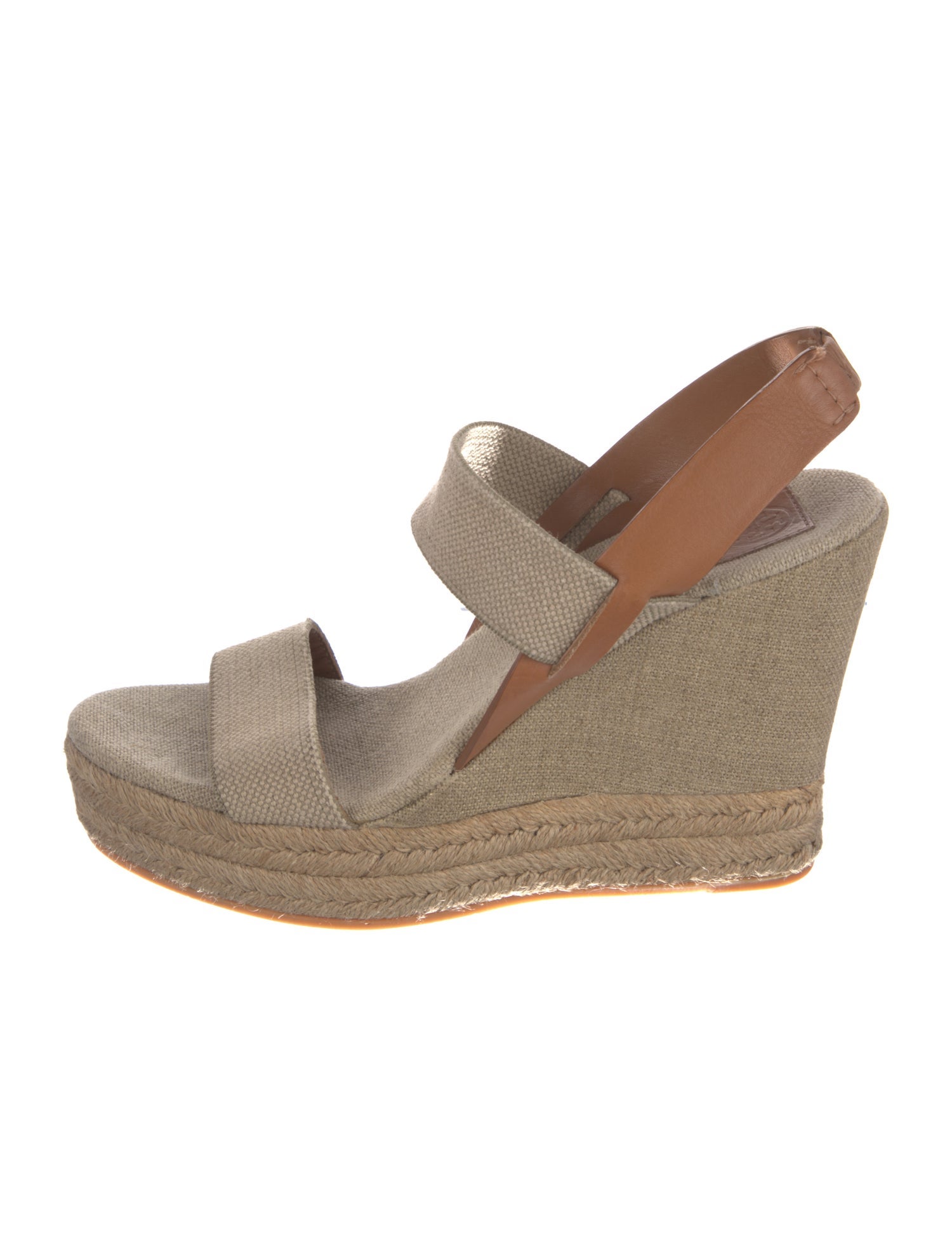 Tory Burch Canvas Braided Accents Espadrilles