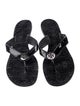 Tory Burch Patent Leather Flip Flops