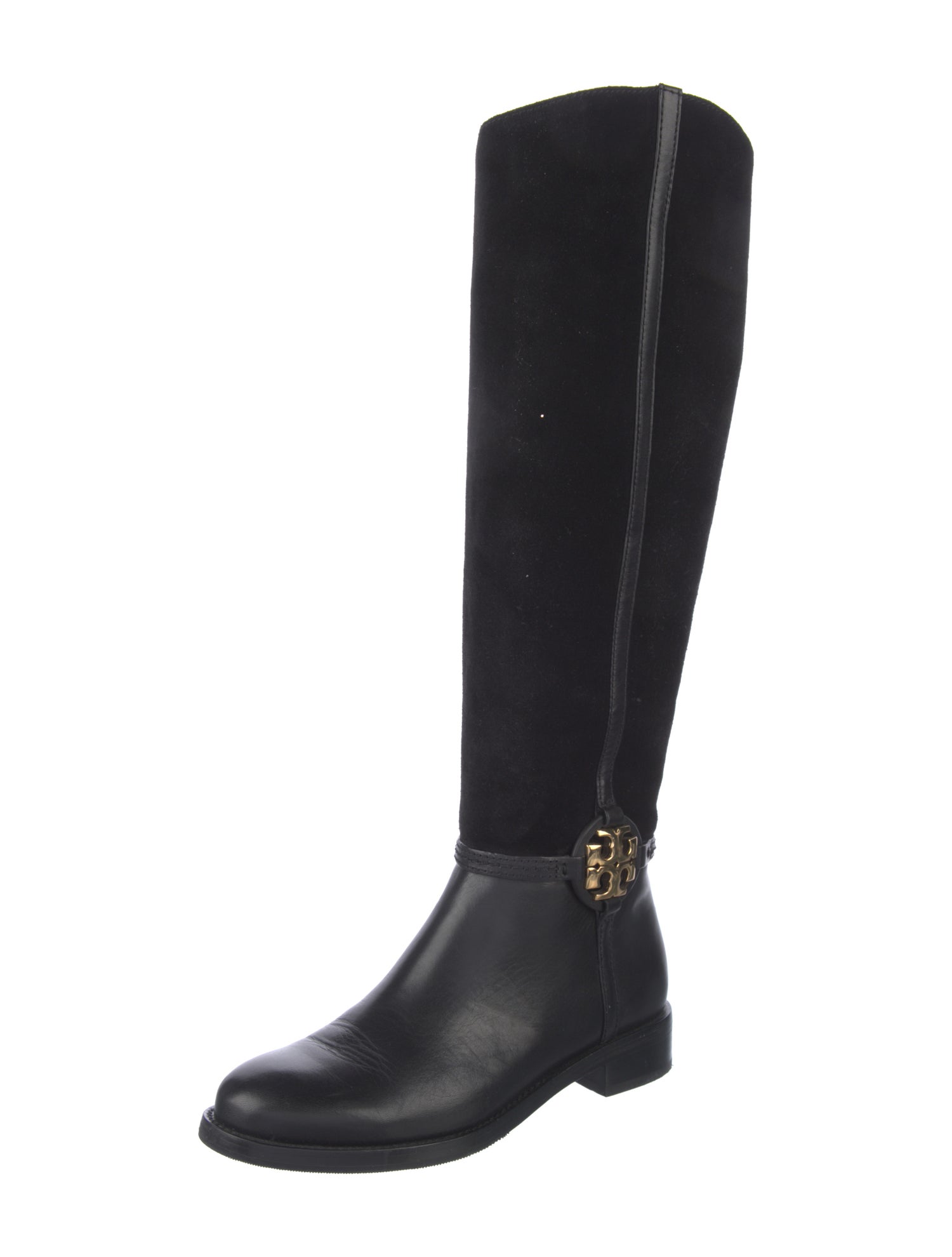 Tory Burch Suede Riding Boots