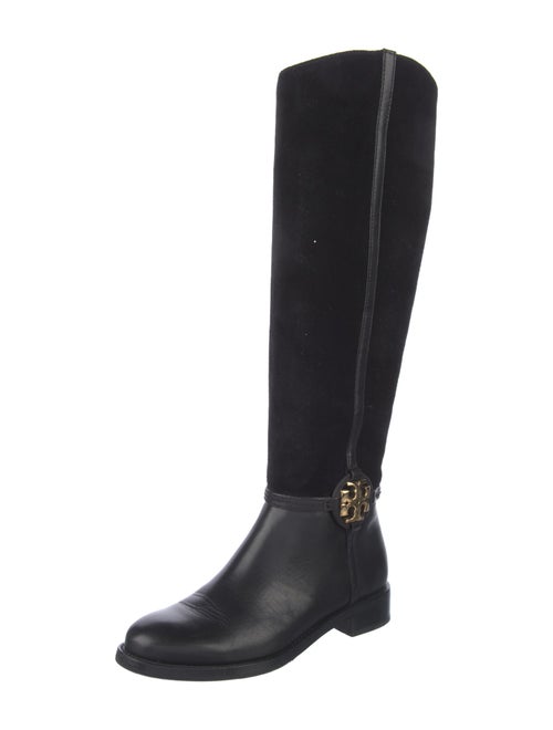 Tory Burch Suede Riding Boots