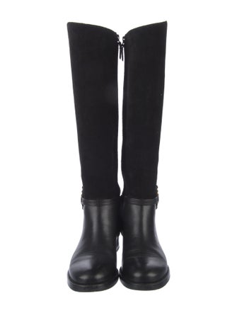 Tory Burch Suede Riding Boots