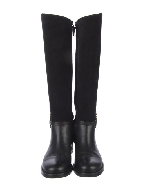 Tory Burch Suede Riding Boots