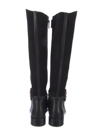 Tory Burch Suede Riding Boots