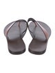 Tory Burch Leather Lasercut Accents Slides