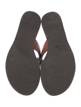 Tory Burch Leather Lasercut Accents Slides