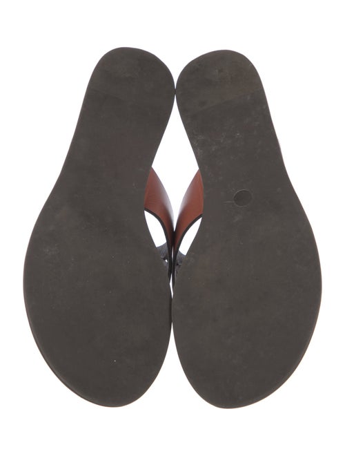 Tory Burch Leather Lasercut Accents Slides