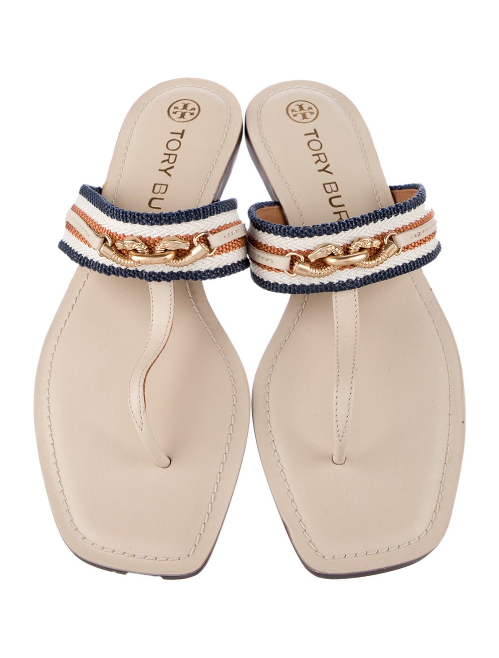 Tory Burch Slides Neutrals Printed - image 3