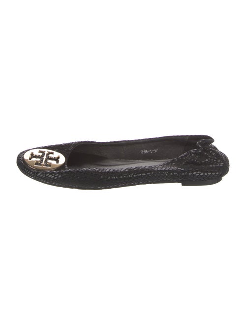 Tory Burch Suede Sequin Embellishments Ballet Flats