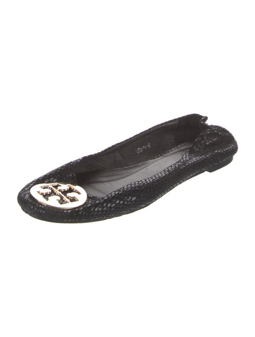 Tory Burch Suede Sequin Embellishments Ballet Flats