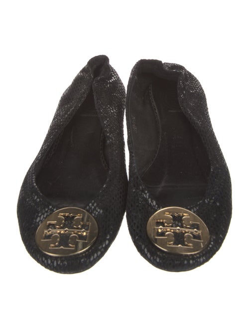 Tory Burch Suede Sequin Embellishments Ballet Flats