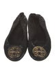 Tory Burch Suede Sequin Embellishments Ballet Flats