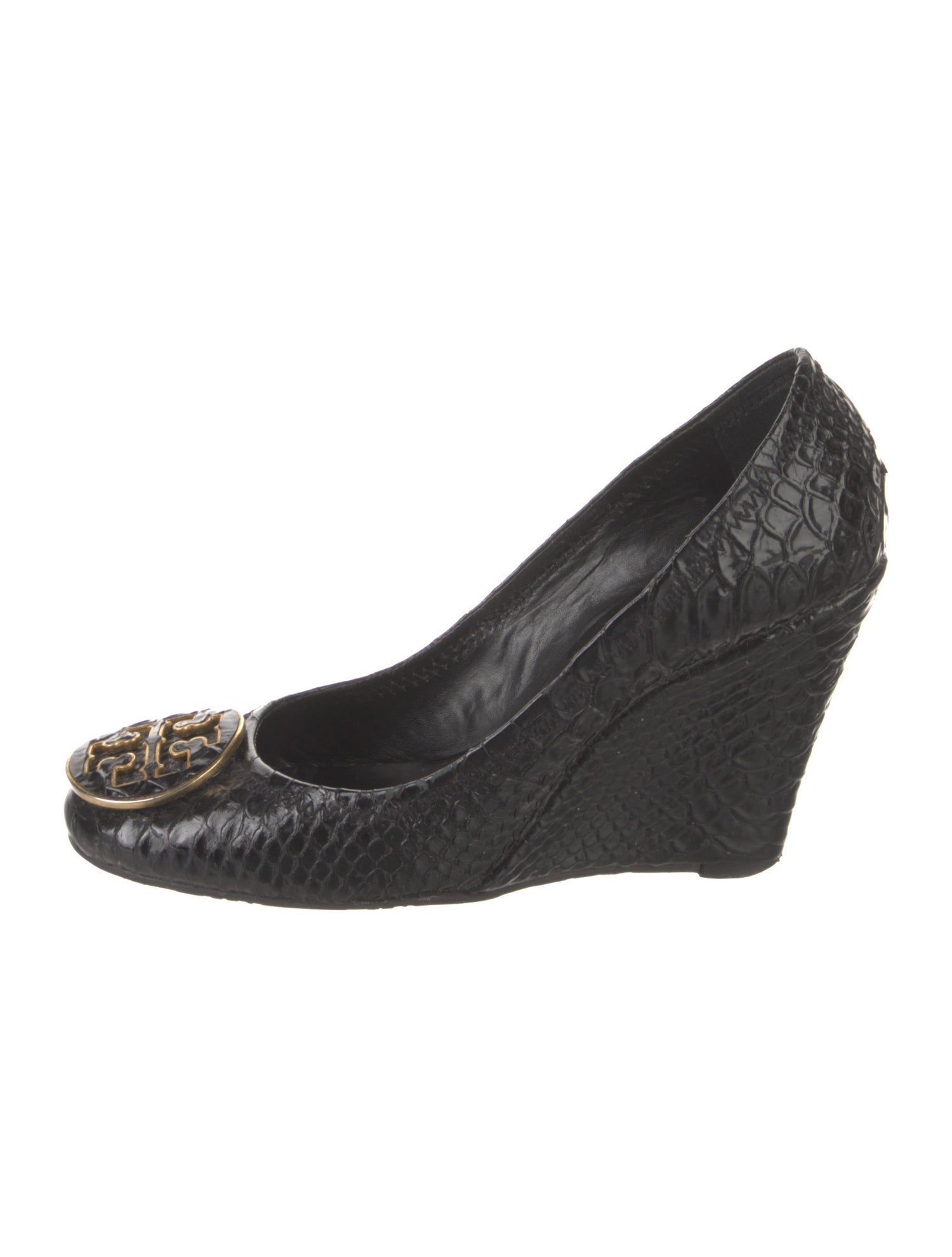 Tory Burch Embossed Leather Pumps