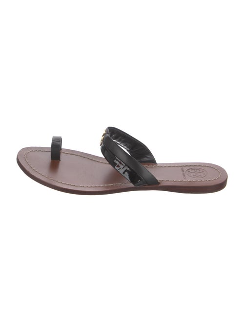 Tory Burch Patent Leather Studded Accents Slides