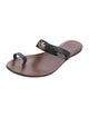 Tory Burch Patent Leather Studded Accents Slides