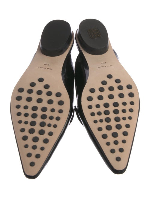 Tory Burch Patent Leather Mules