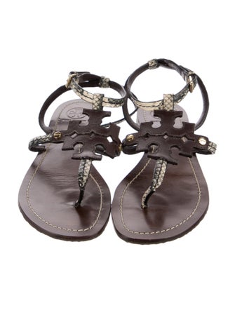 Tory Burch Leather T-Strap Sandals