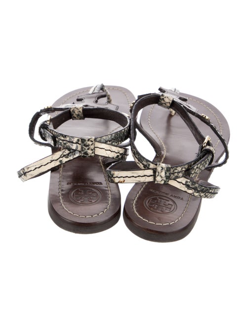 Tory Burch Leather T-Strap Sandals