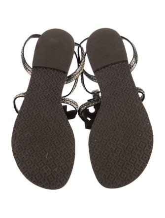 Tory Burch Leather T-Strap Sandals