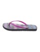 Tory Burch PVC Printed Flip Flops