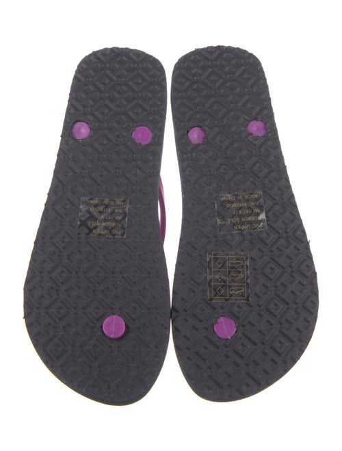 Tory Burch PVC Printed Flip Flops