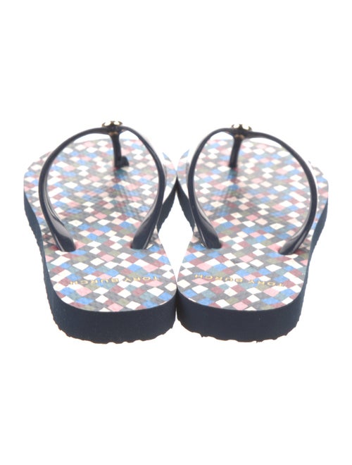 Tory Burch Rubber Printed Flip Flops