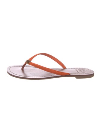 Tory Burch Patent Leather Flip Flops