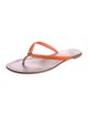 Tory Burch Patent Leather Flip Flops