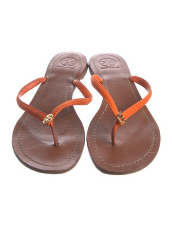 Tory Burch Patent Leather Flip Flops