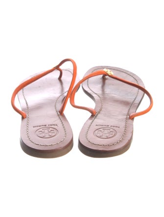 Tory Burch Patent Leather Flip Flops
