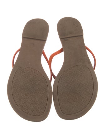 Tory Burch Patent Leather Flip Flops