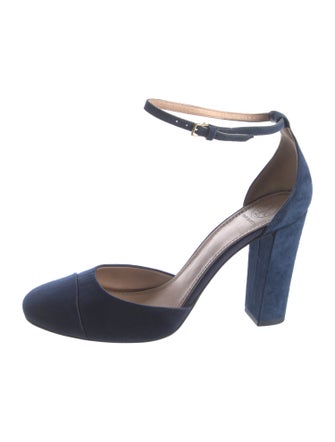 Tory Burch Suede D'Orsay Pumps