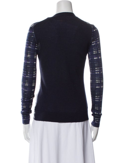 Tory Burch Wool Floral Print Sweater