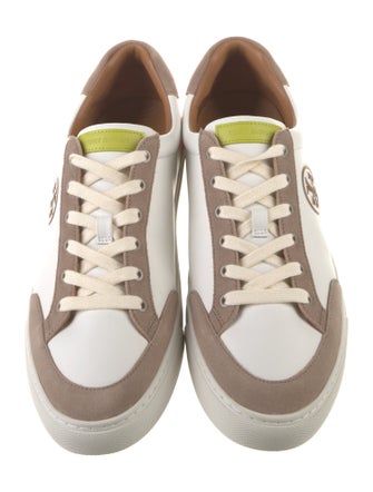 Tory Burch Leather Printed Sneakers