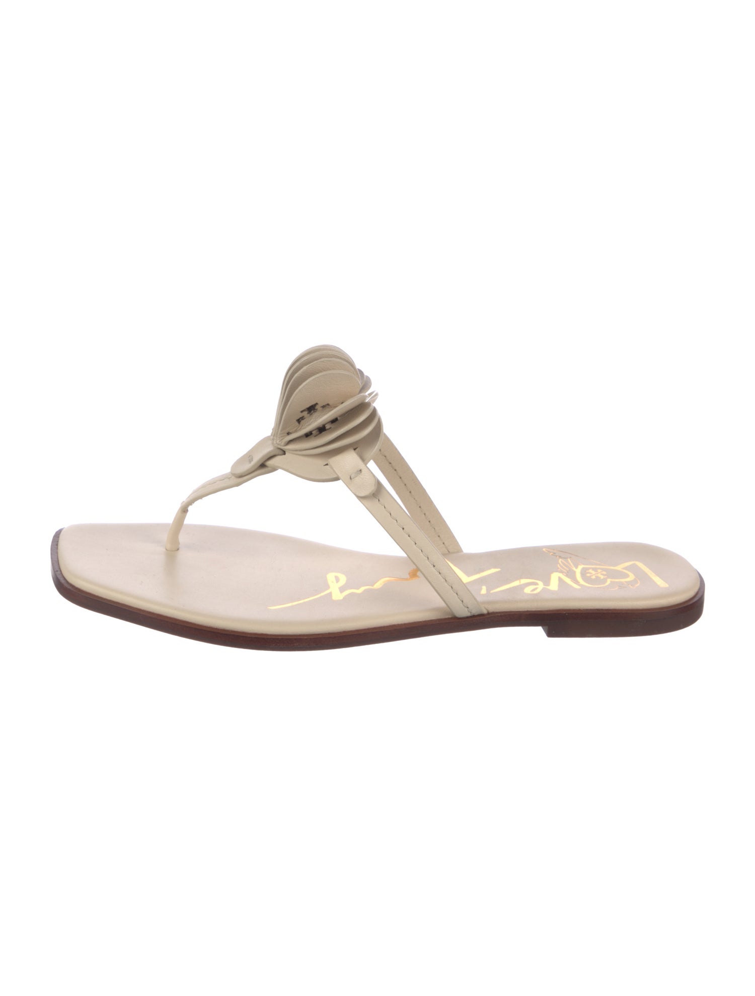 Tory Burch Leather Flip Flops