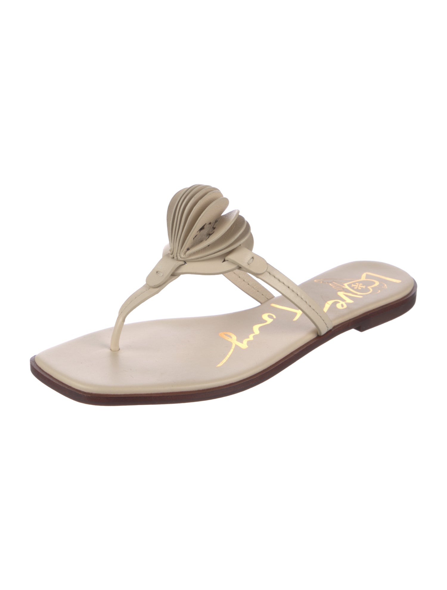 Tory Burch Leather Flip Flops