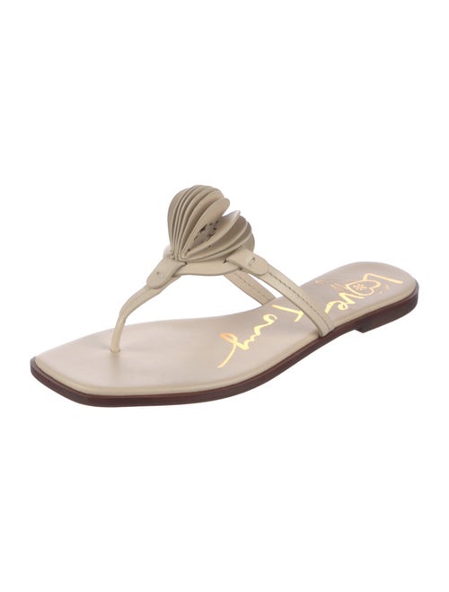 Tory Burch Leather Flip Flops
