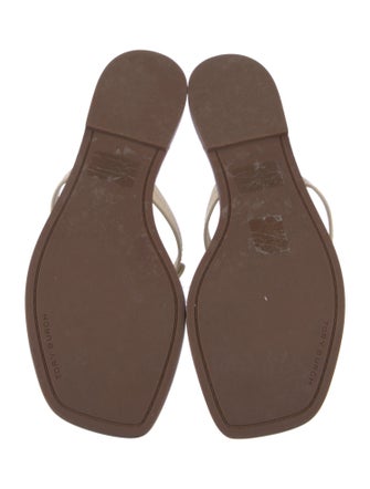 Tory Burch Leather Flip Flops