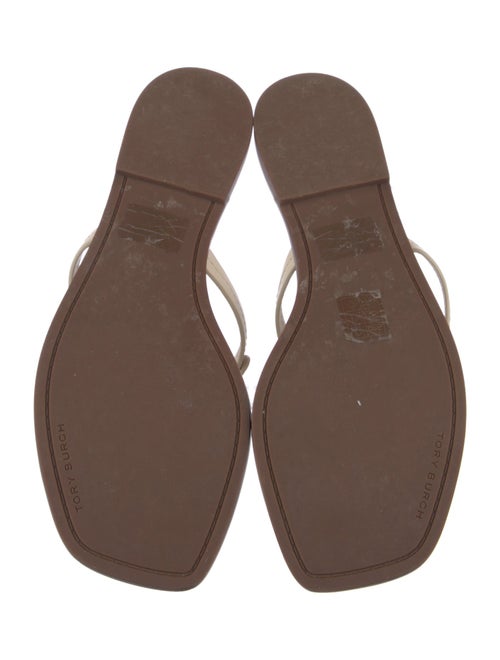 Tory Burch Leather Flip Flops