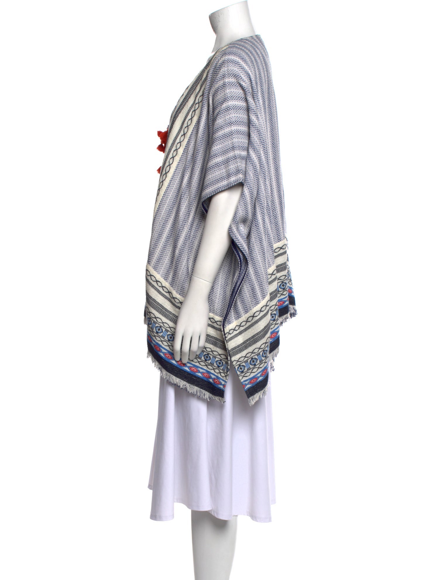 Tory Burch Printed Scoop Neck Sweater