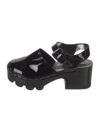 Tory Burch Patent Leather Mules