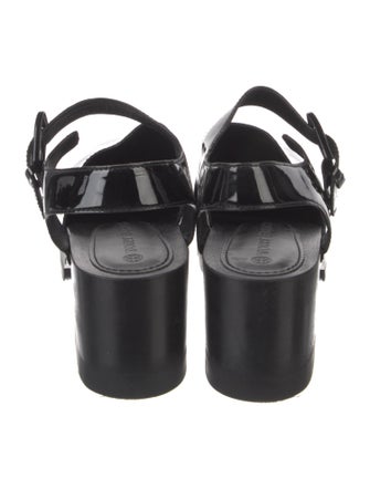 Tory Burch Patent Leather Mules