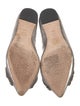 Tory Burch Leather Crystal Embellishments Flats