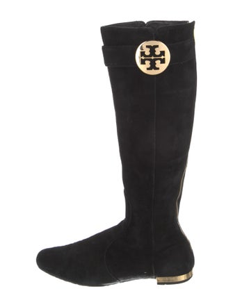 Tory Burch Suede Riding Boots