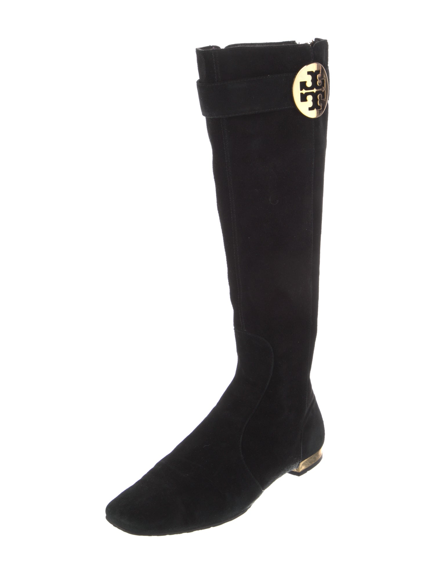Tory Burch Suede Riding Boots