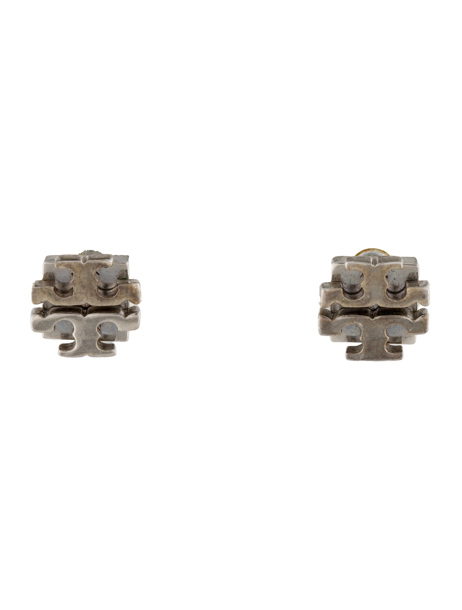 Tory Burch Logo Stud Earrings