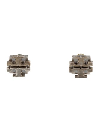 Tory Burch Logo Stud Earrings