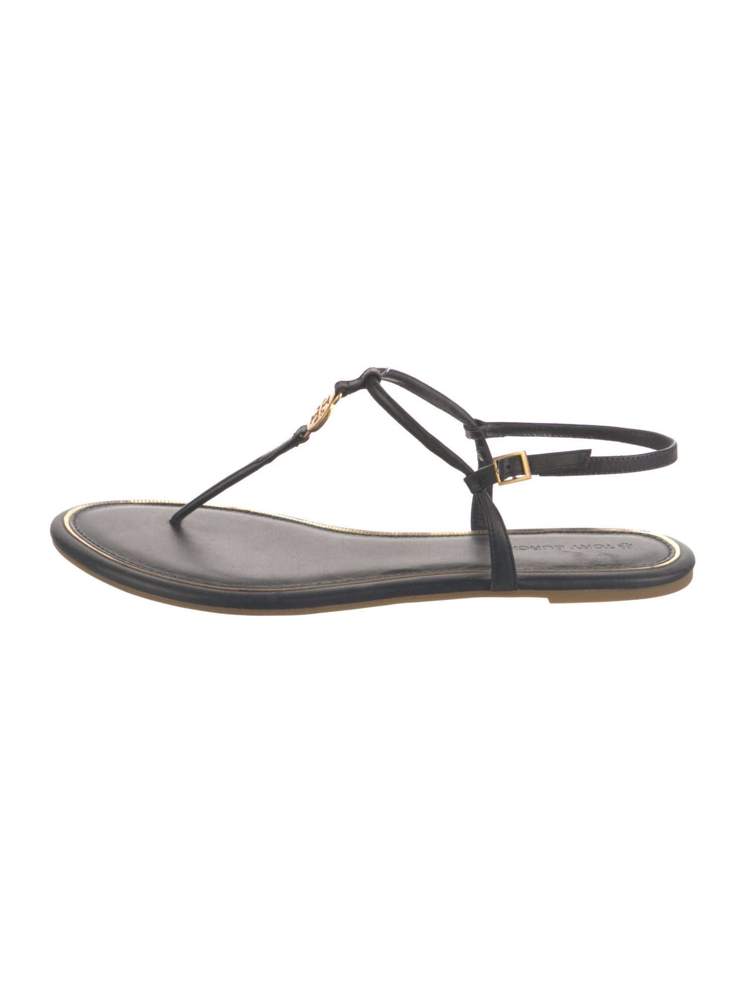 Tory Burch Leather T-Strap Sandals